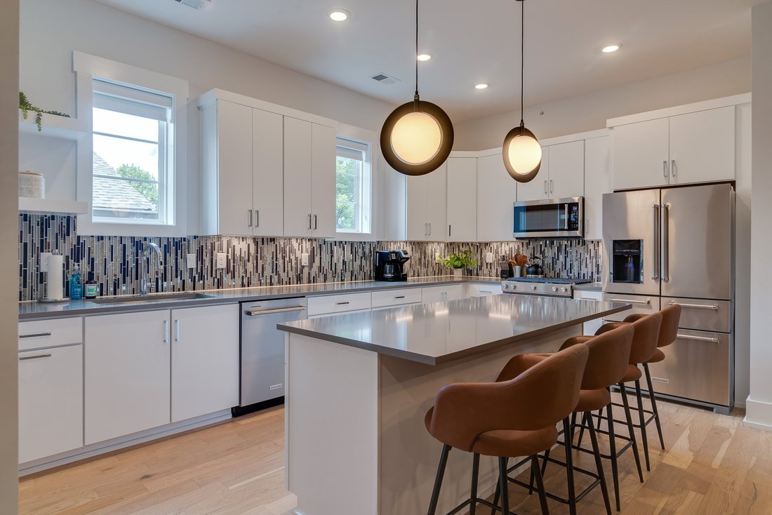 The Burch kitchen with large island