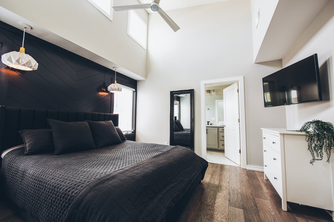 East Nashville luxury retreat primary bedroom