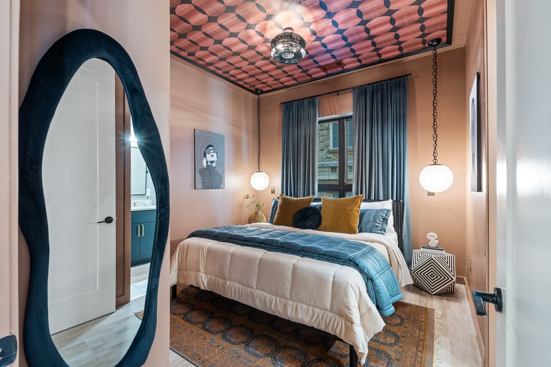 The Fleetwood pink bedroom suite