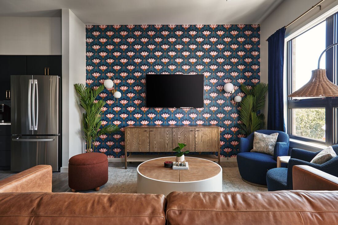 The Carter living room on Music Row