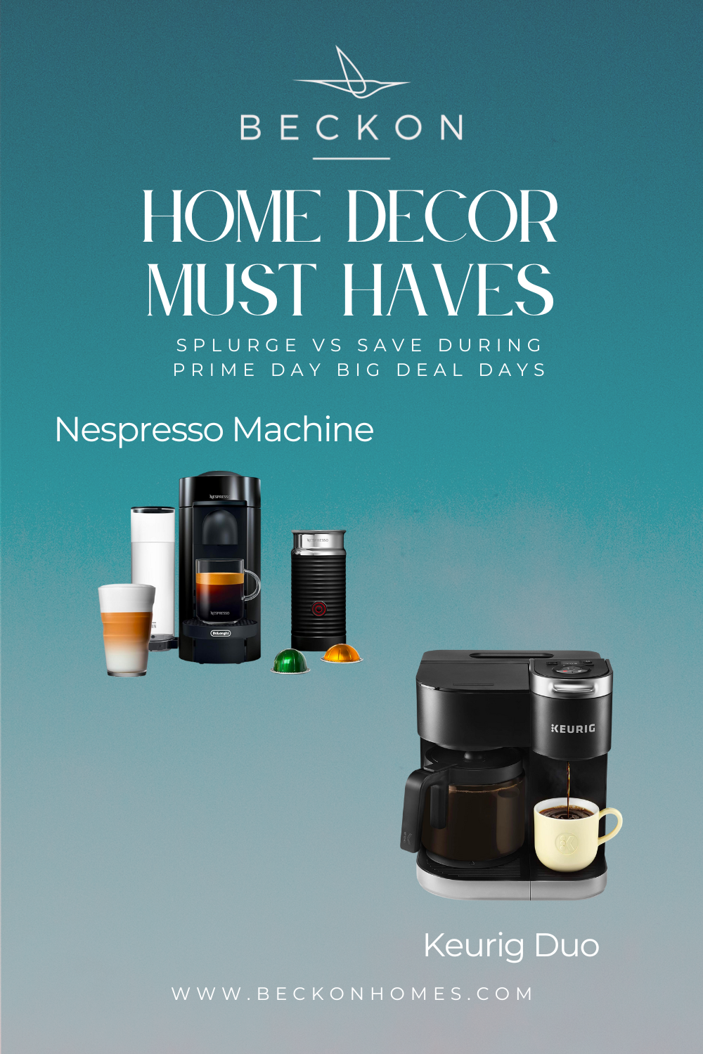 Nespresso vs. Keurig Duo coffee machines for Airbnb hosts