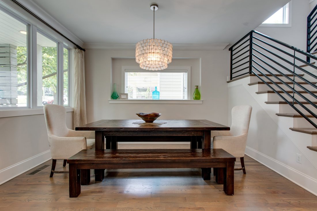 Dining area at the 12 South Luxe Retreat