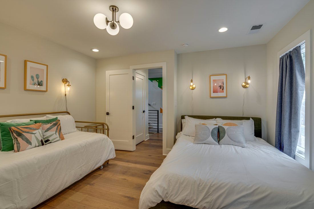 Bunk room at Taylor Haus in Germantown, Nashville
