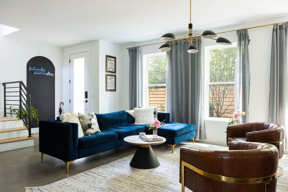 The Adelaide living room, spacious and stylish for group gatherings