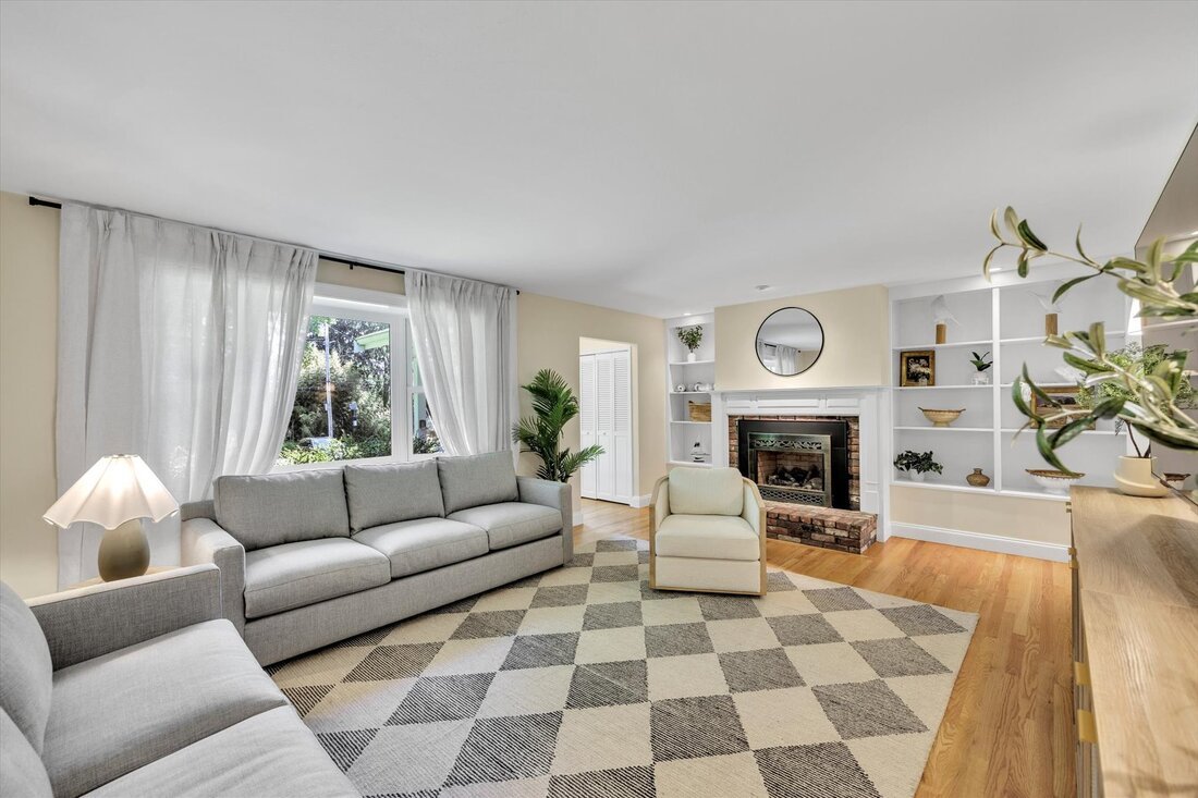 Living room of the Falmouth Cape Cod vacation rental
