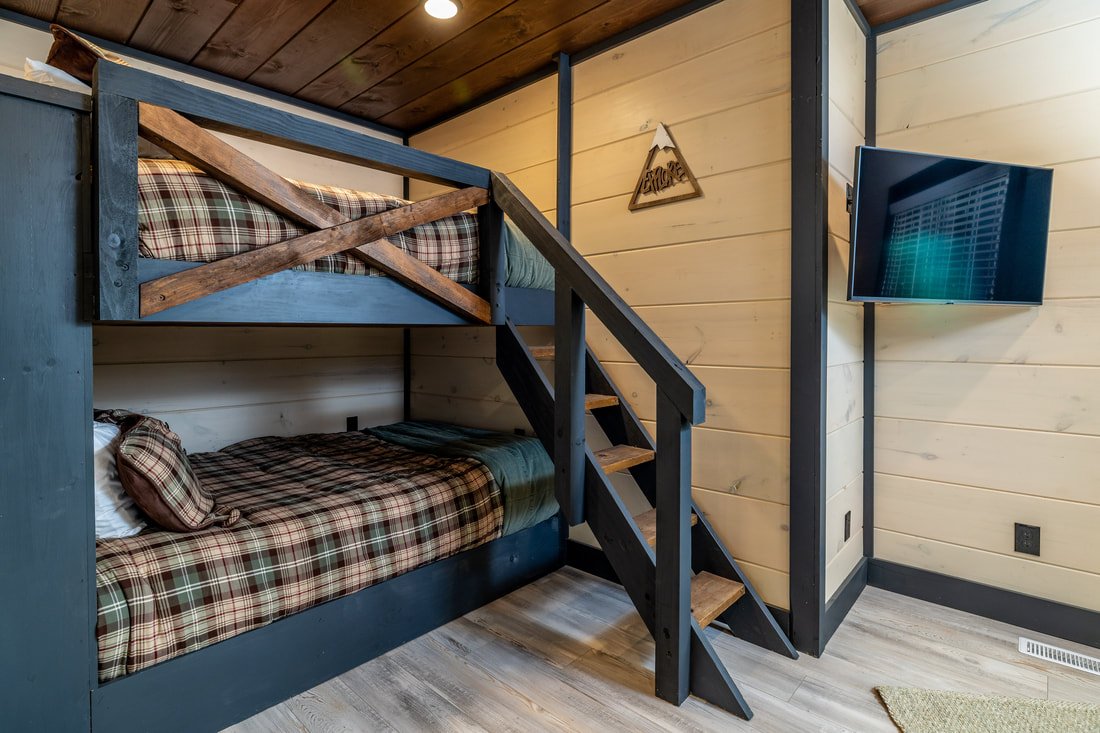 Bunk room at Smith Creek Reserve cabin