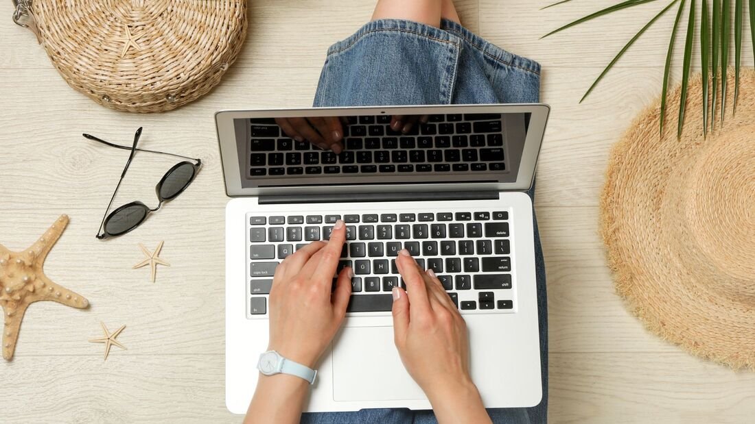 Prime Day shopping on a laptop
