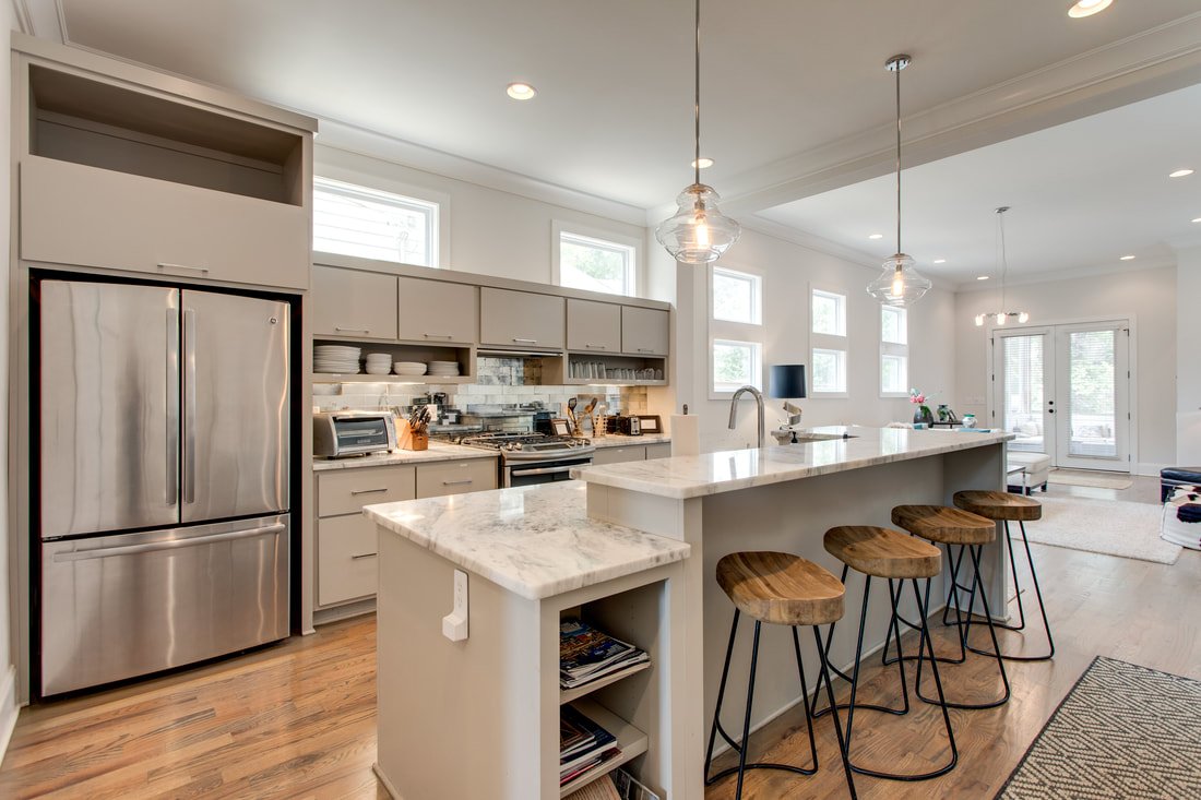 Fully equipped kitchen at the 12 South Luxe Retreat