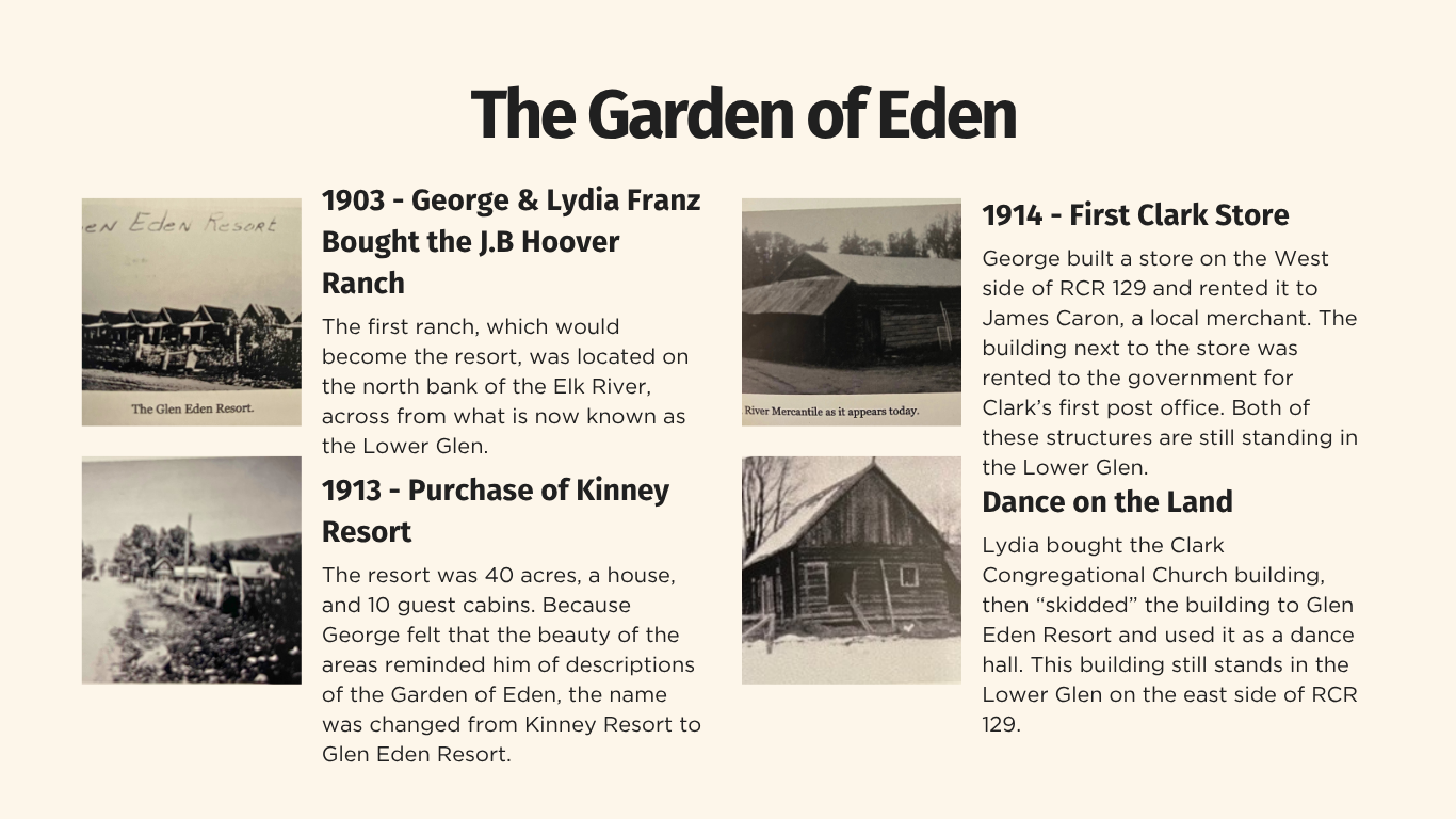 Glen Eden Resort history panel 3