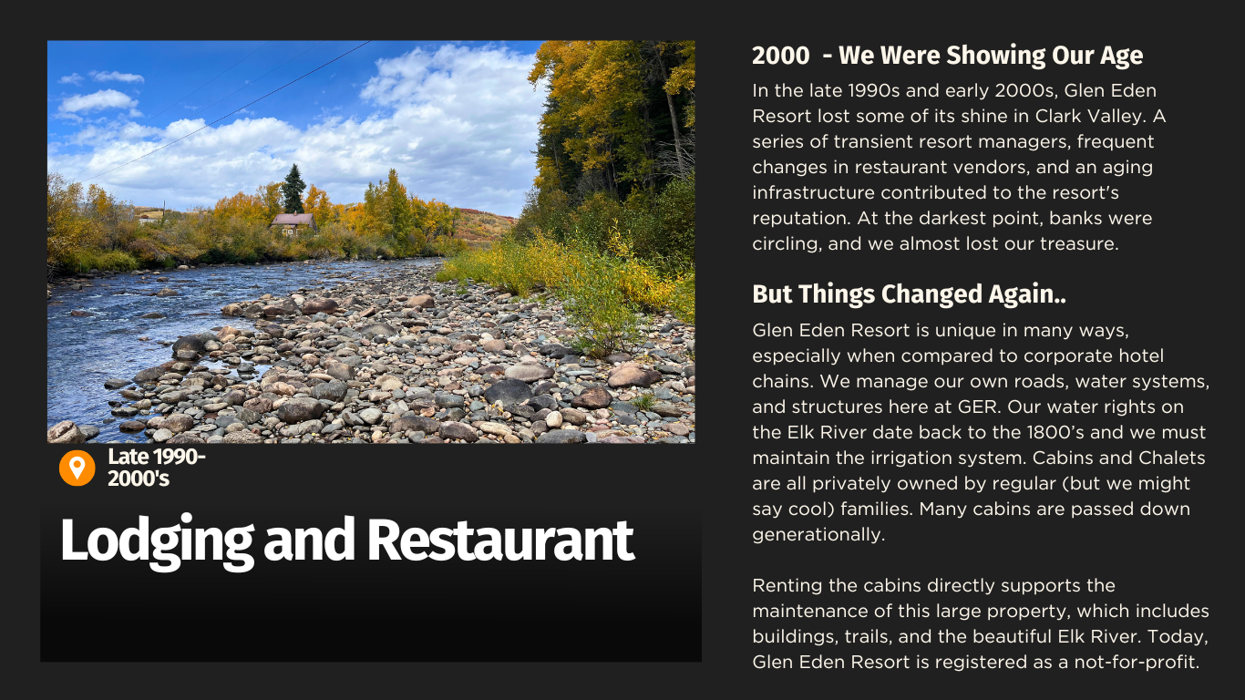 Glen Eden Resort history panel 10