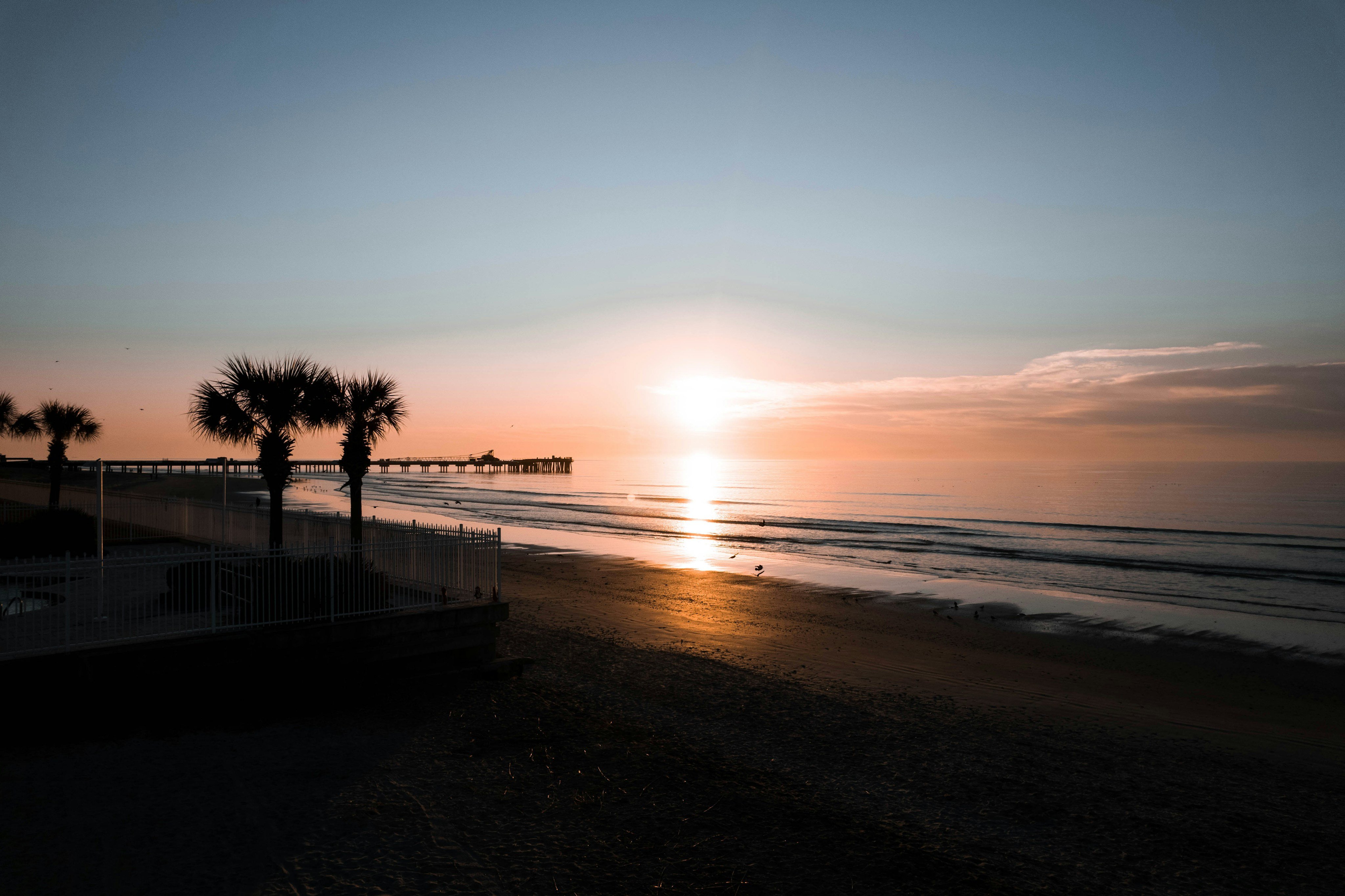 Sunrise over Cherry Grove Beach pier