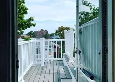 Cambridge Trex deck Design and build by Waze Development