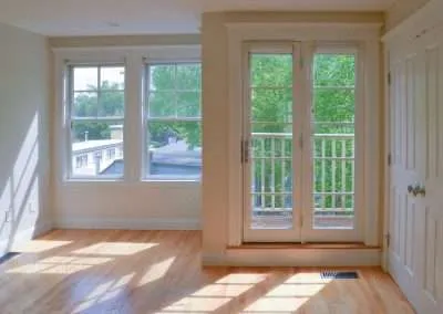 Bedroom - Cambridge Condo Renovation - Windows and Balcony