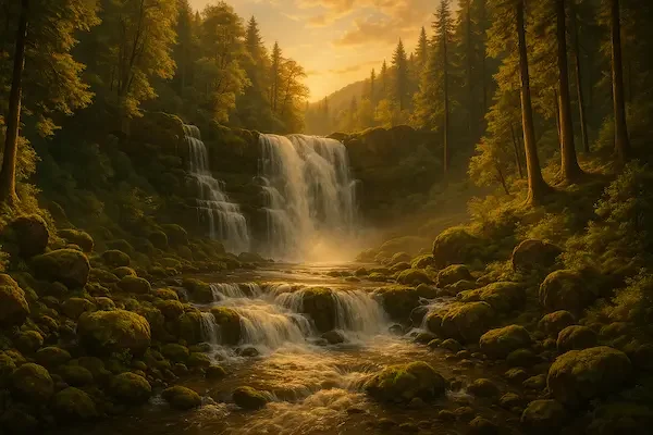 Waterfall in western North Carolina