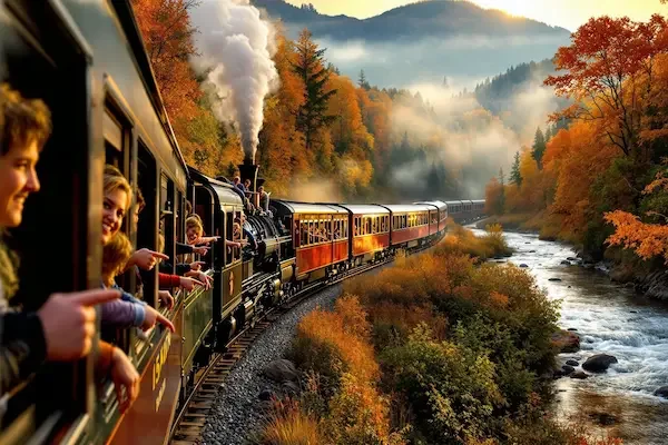 Great Smoky Mountains Railroad in Bryson City