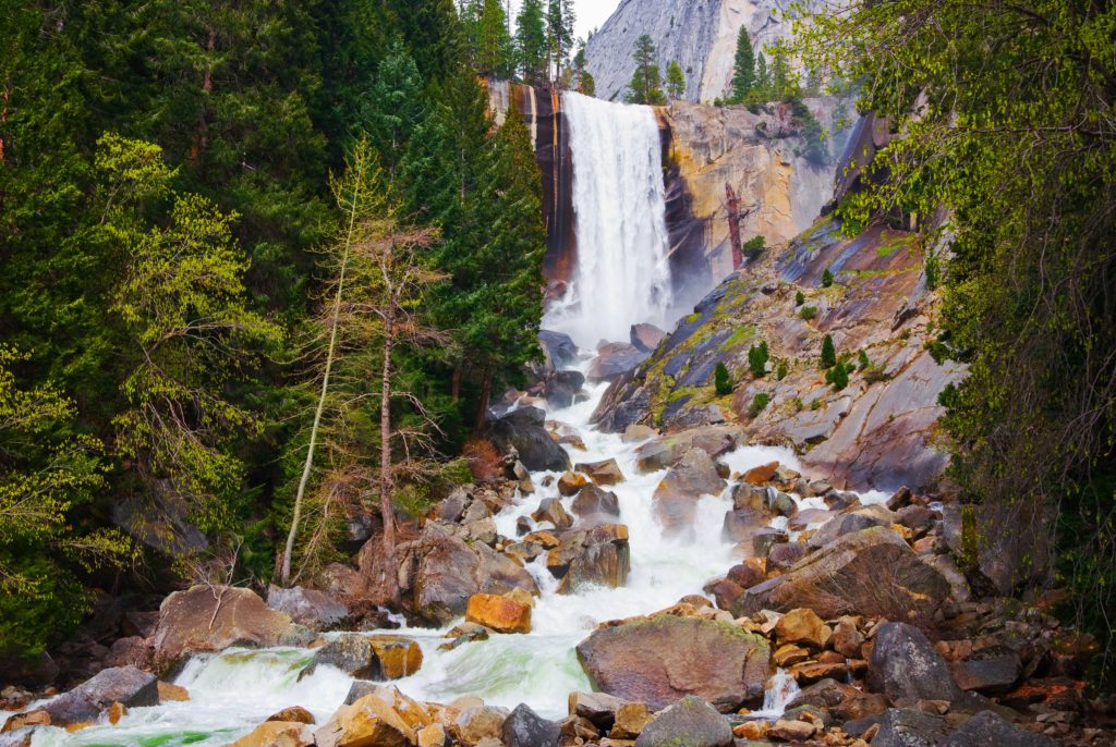 Vernal Falls and The Mist Trail