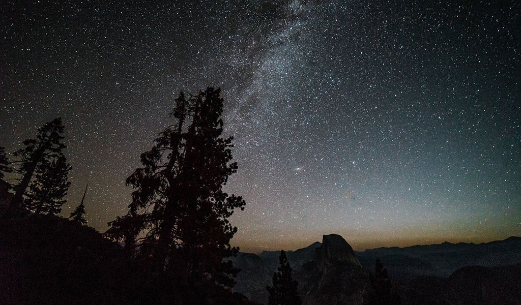 The Milky Way from Glacier Point