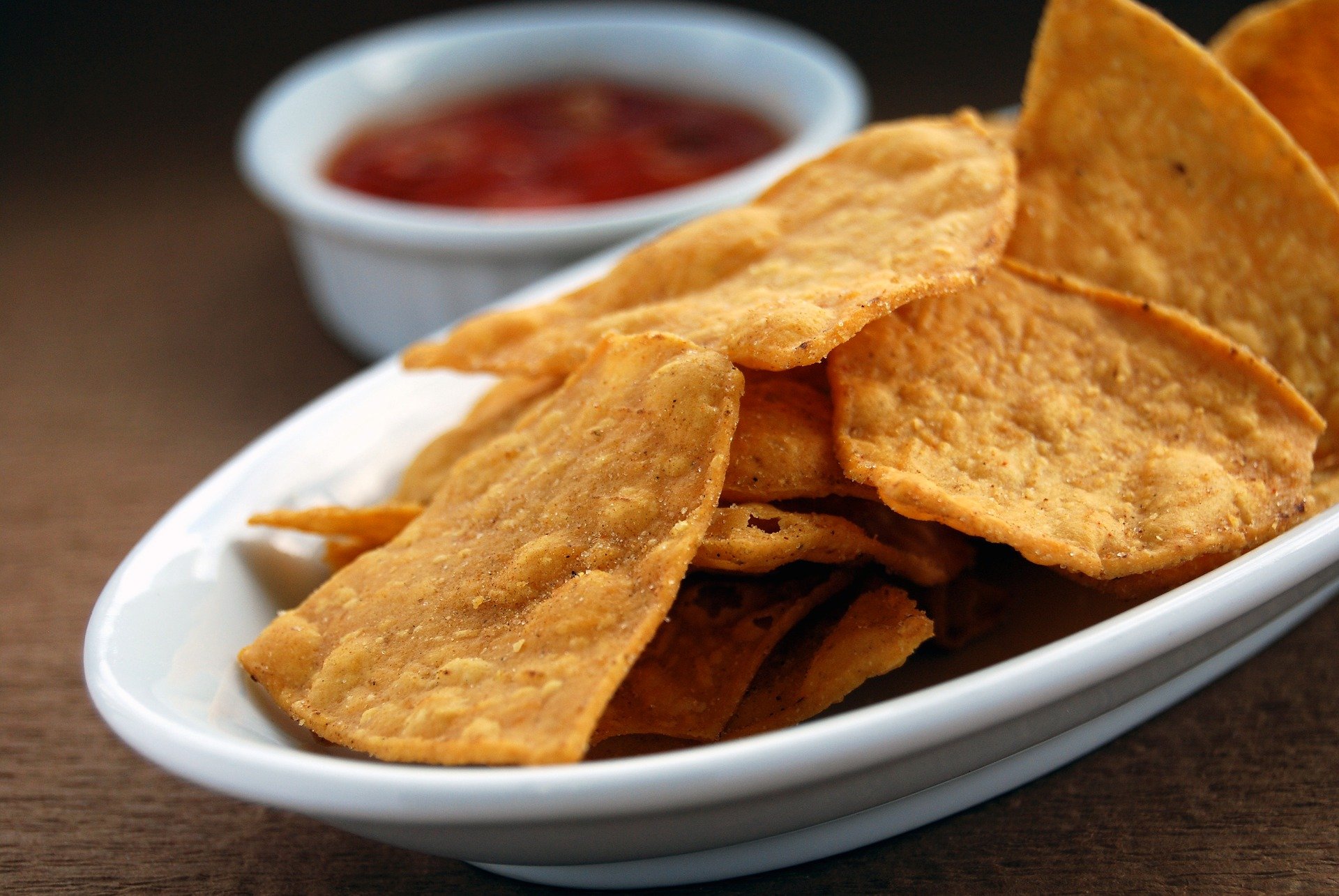 Chips and salsa at the oak creek cafe