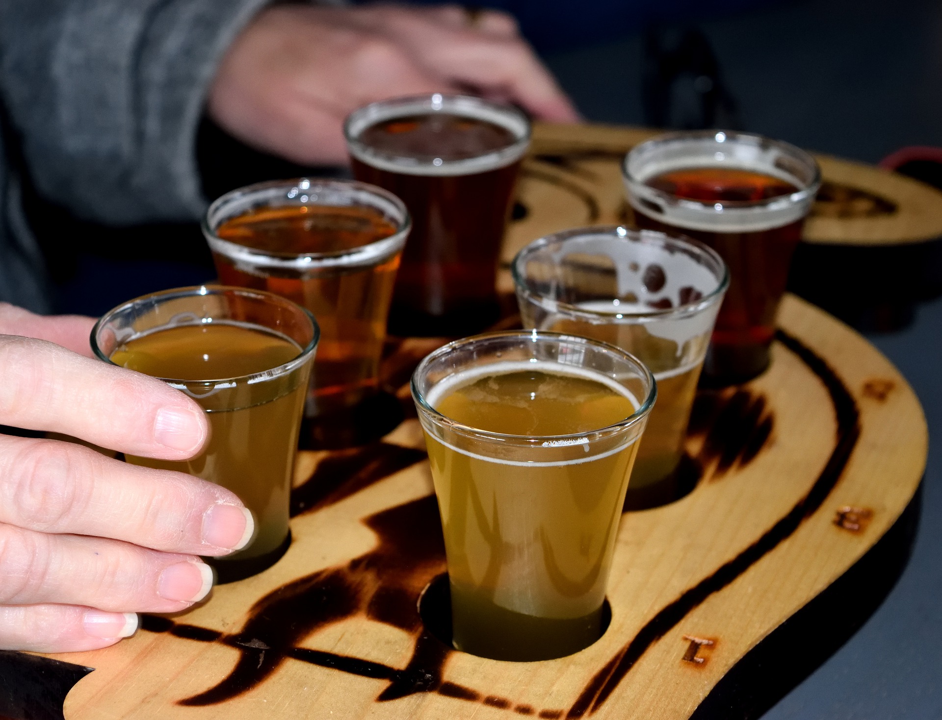 The tasting room at Twisted X Brewery