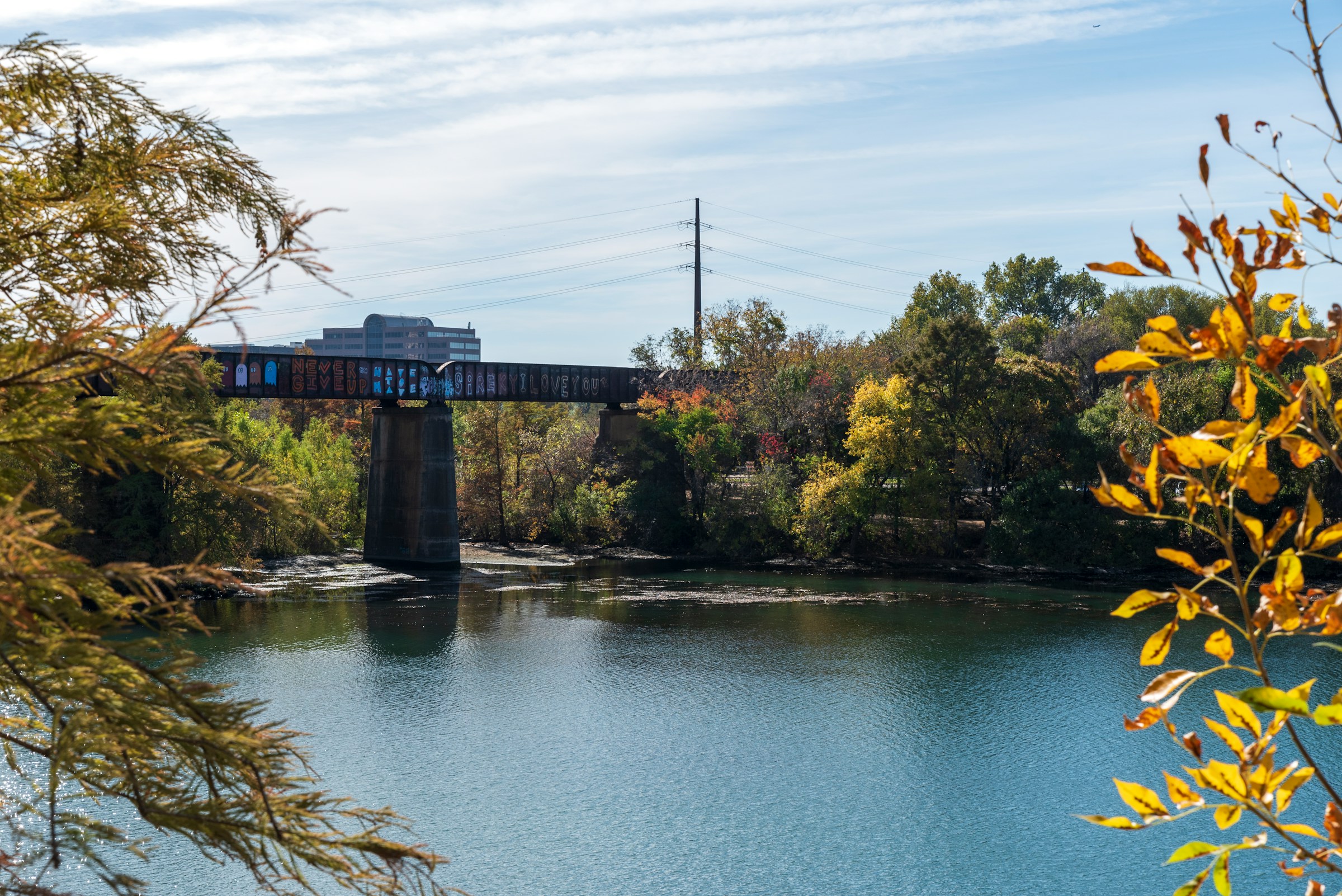 Beautiful Lady Bird Lake in Austin