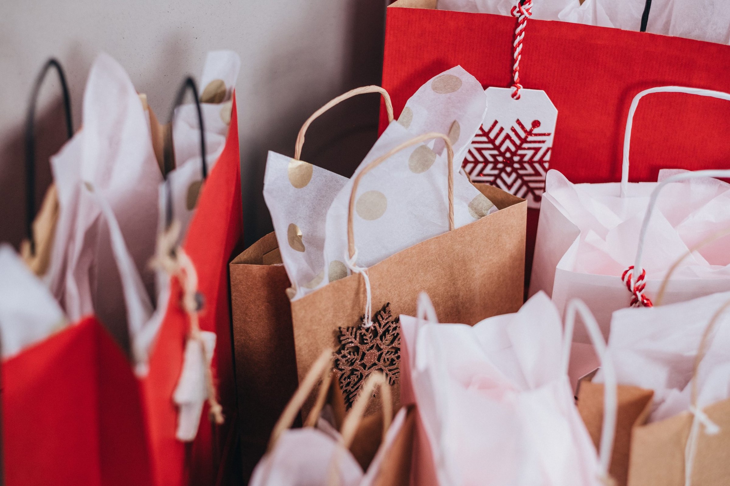 Shopping bags after a day of Scottsdale shopping.