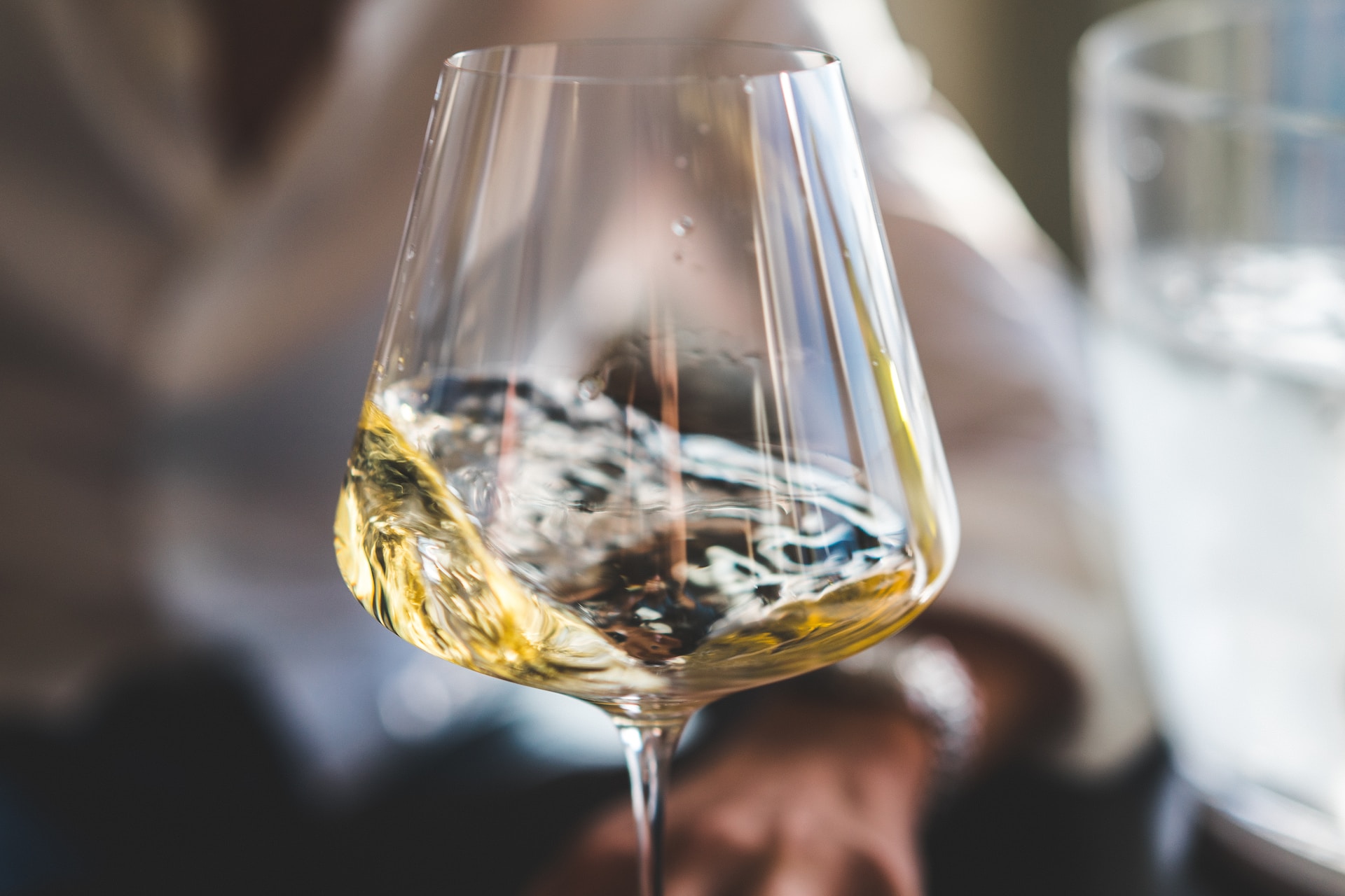glass of white wine