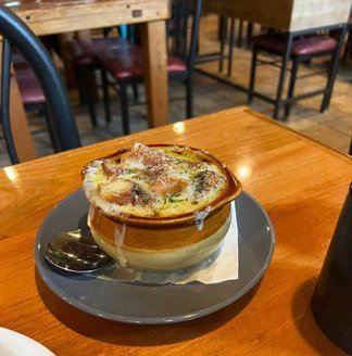 Bodensee Restaurant onion soup Helen GA