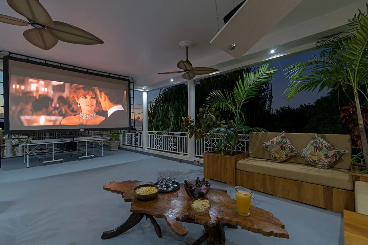Discovery Bay Jamaica villa with movie theater