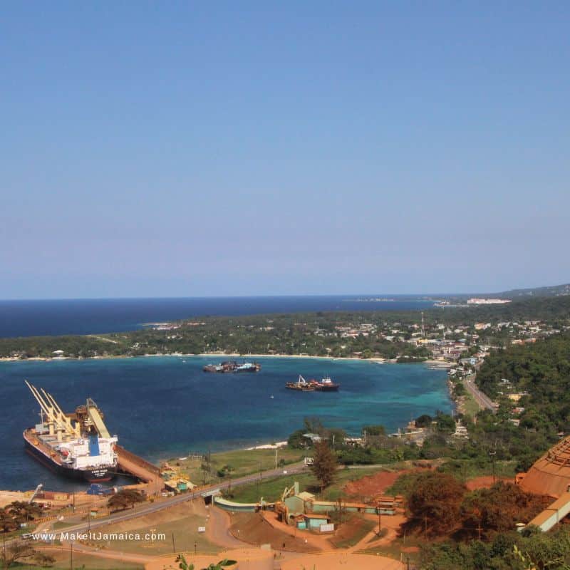 View of Discovery Bay Jamaica from Kaiser Hill