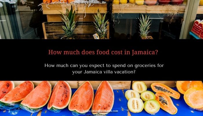 Food for sale in a grocery store in Jamaica