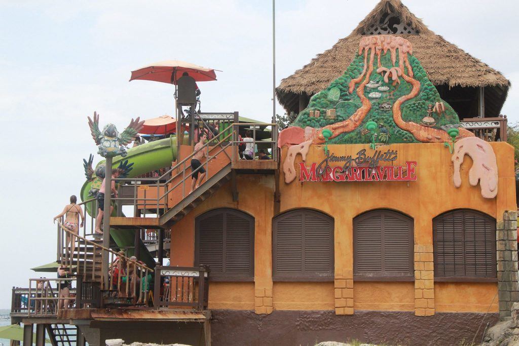 Margaritaville in Montego Bay, a popular restaurant and bar about an hour's drive from Mais Oui Villa in Discovery Bay Jamaica