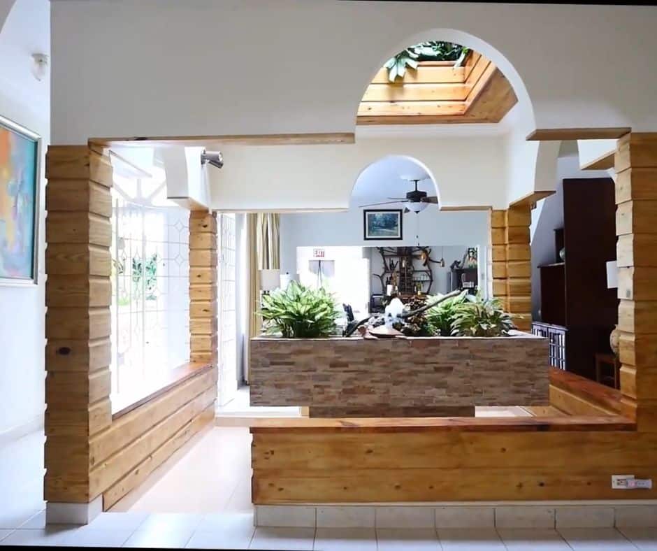Atrium at Mais Oui Villa in Jamaica