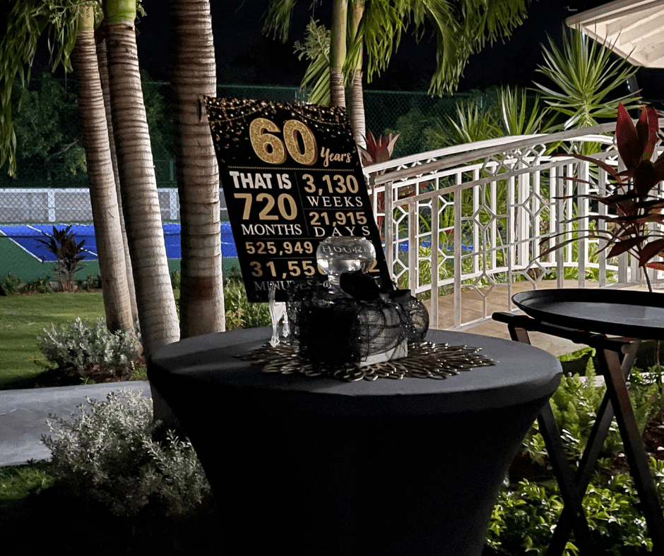 60th birthday celebration in Jamaica at Mais Oui Villa in Discovery Bay Jamaica
