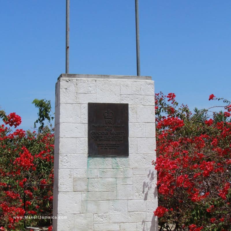 Queen's Monument Discovery Bay Jamaica