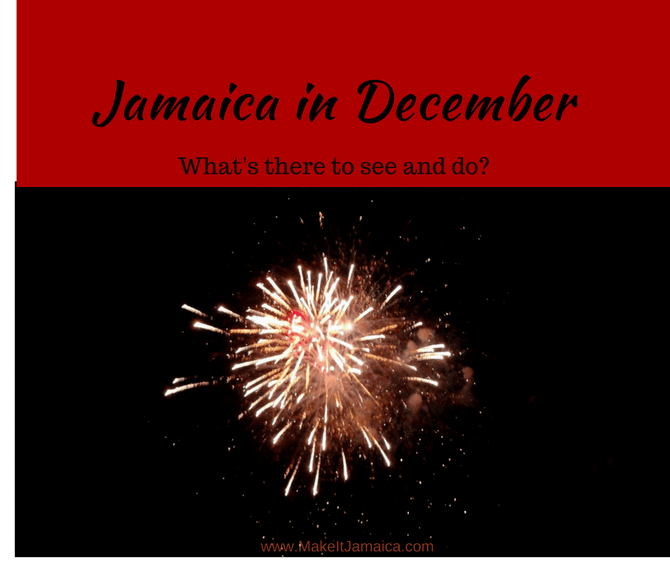 Fireworks to celebrate Jamaica at Christmas