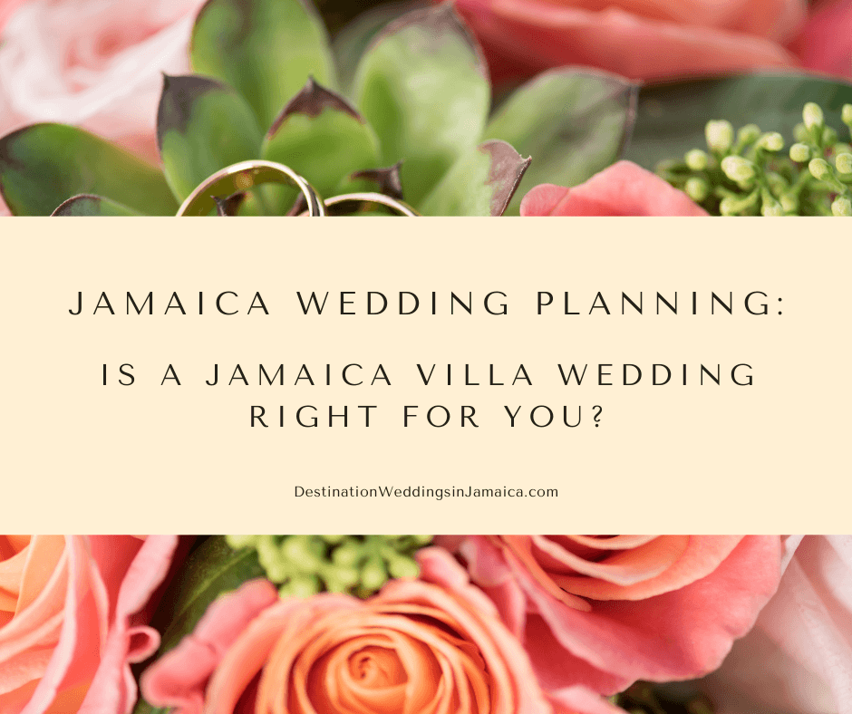 wedding flowers at Jamaica villa wedding