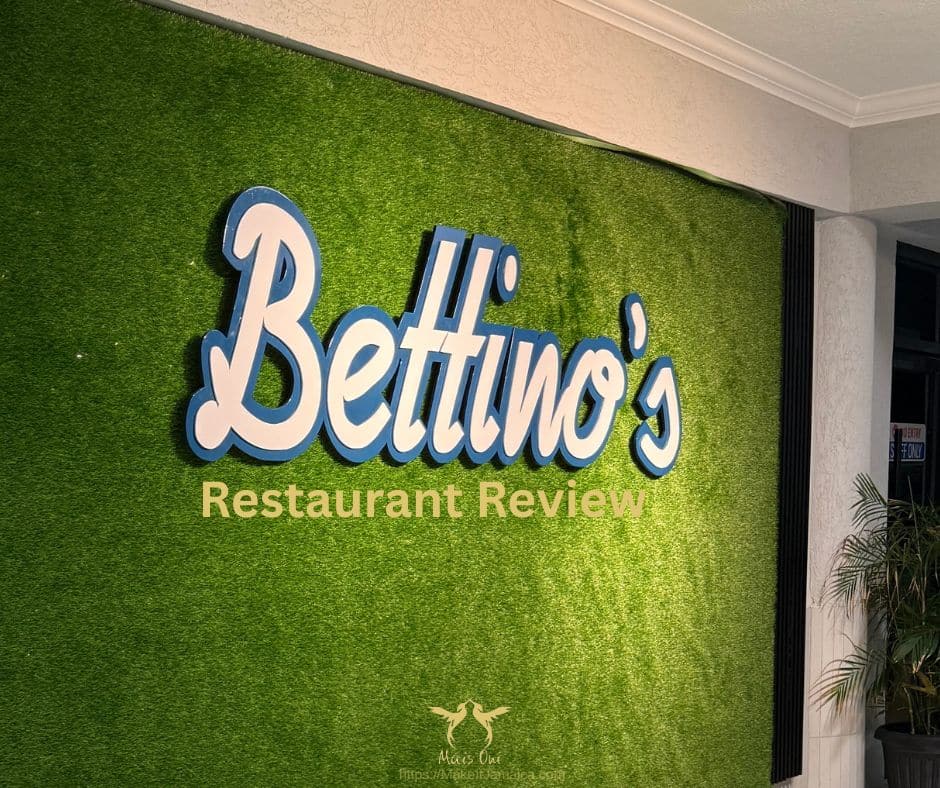 Photo area at Bettino’s restaurant near Ocho Rios in Jamaica