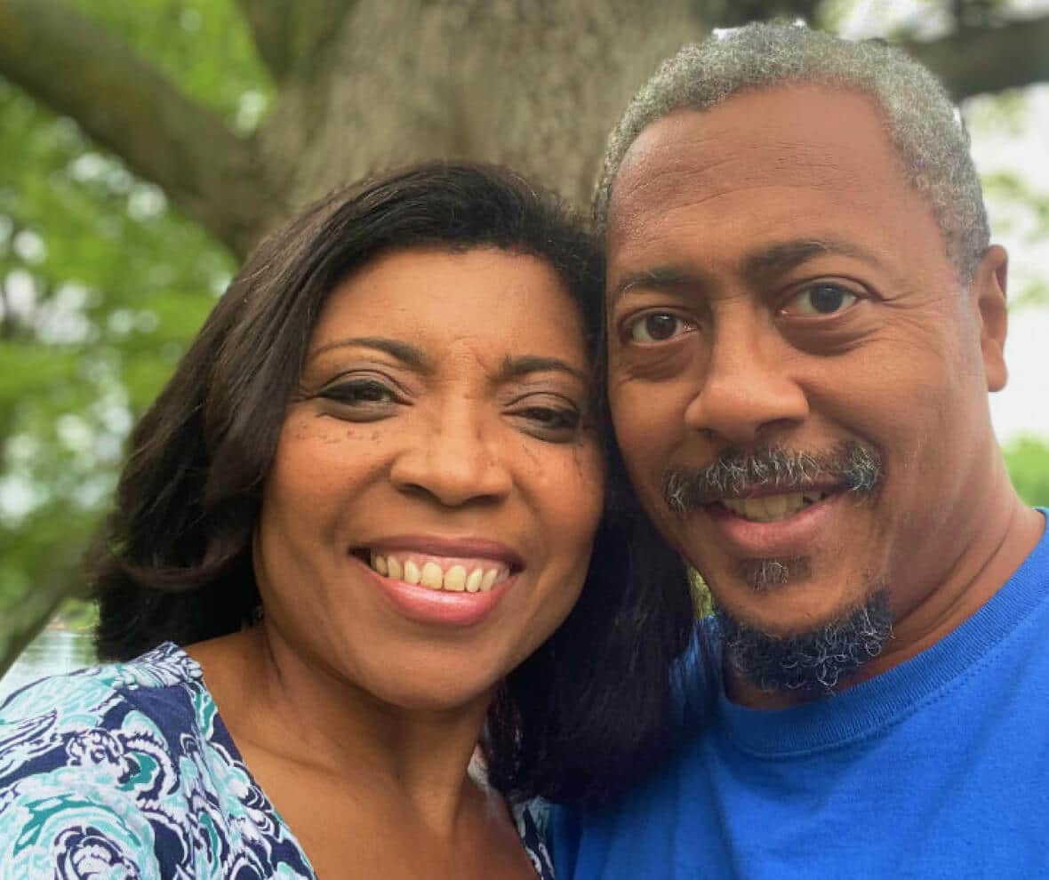 couple at Mais Oui Villa in Discovery Bay Jamaica