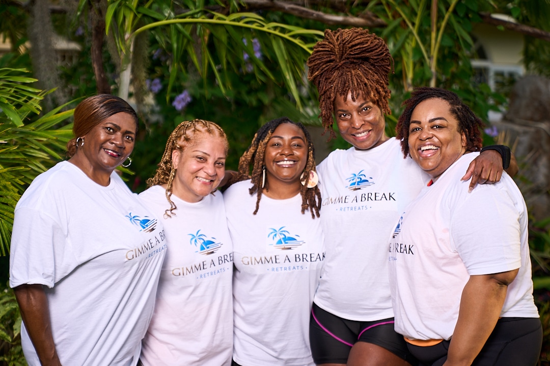 Women on retreat in Jamaica at Mais Oui Villa a retreat venue