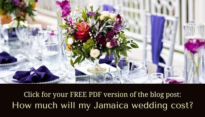 wedding reception on the roof top terrace at Mais Oui Villa in Discovery Bay Jamaica
