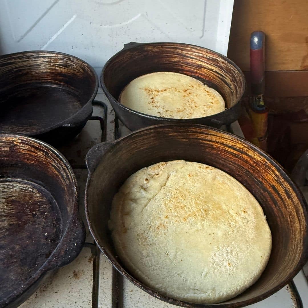 Making bammy in Jamaica in St. Elizabeth