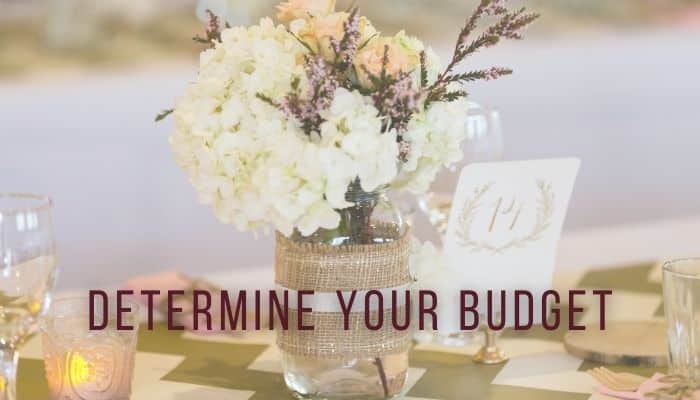 vase at wedding - planning a Jamaica destination wedding