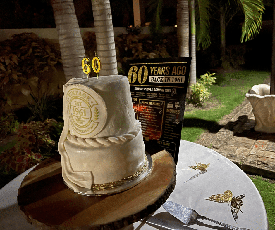 cake for 60th birthday in Jamaica