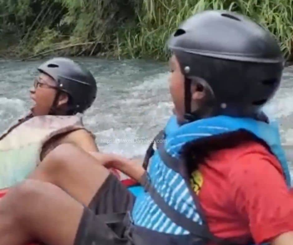 River tubing on the Bengal River in Jamaica near Mais Oui Villa in Discovery Bay