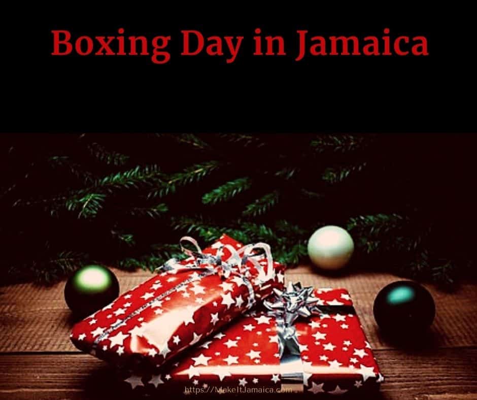gifts wrapped for Christmas in Jamaica