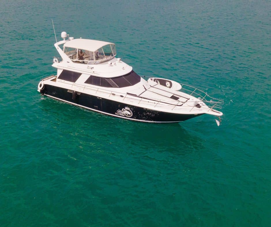 Private yacht charter for tropical wedding in Jamaica