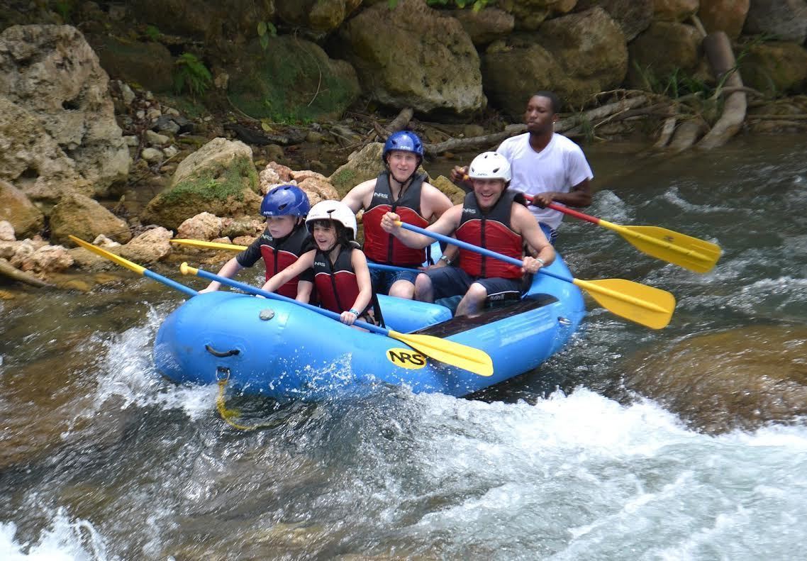 river kayaking in Jamaica near Mais Oui Villa in Discovery Bay Jamaica