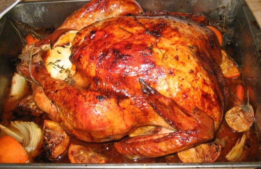 baked turkey for Thanksgiving