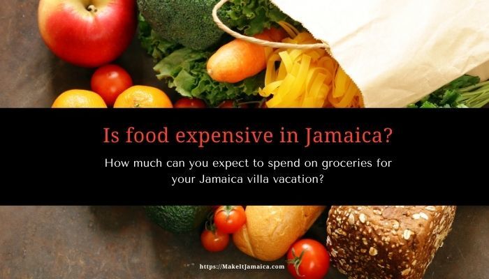 Bag with groceries for article about food prices in Jamaica if food is expensive in Jamaica