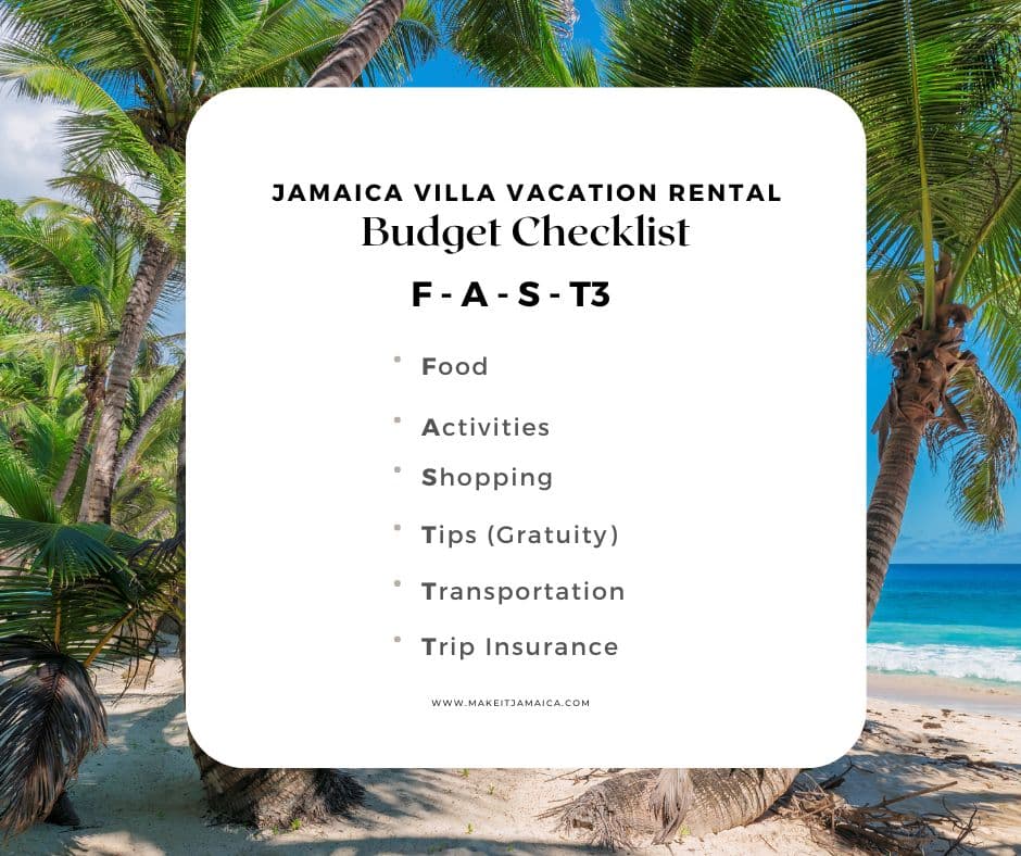 How to budget for your Jamaica Villa Vacation for your Jamaica villa rental